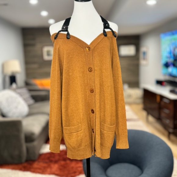 Moschino Sweaters - Moschino suspender strap sweater